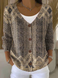 Clean Knit Sweater Cardigan with Timeless Shape