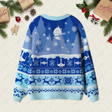 AT Snow Walker Christmas Geek Ugly Cardigan Sweaters