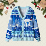AT Snow Walker Christmas Geek Ugly Cardigan Sweaters