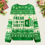 Freak in the Sheets Ugly Christmas Sweatshirt