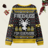 Free Hugs For Everyone Ugly Christmas Sweatshirt