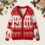Le Tits Now Geek Ugly Cardigan Sweaters