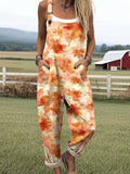 Women’s Maple Leaf Casual Jumpsuit RSJT501