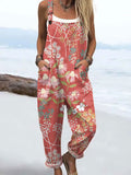 Women’s Floral Meadow Casual Jumpsuit RSJT511