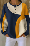 Damen-Sweatshirt mit Waffelstruktur und Farbverlauf RSWF1201