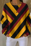 Damen Sweatshirt mit Farbverlauf und Waffelstruktur RSWF1208