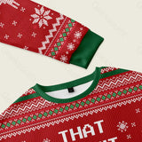 That Wasn't Very Data Driven Of You Red Ugly Christmas Sweatshirt