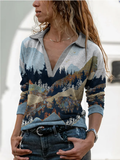 Cozy Scenic Landscape Sweatshirt