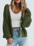 Women's Cardigan Knit Outerwear Coat