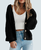 Women's Cardigan Knit Outerwear Coat