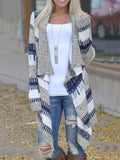 Long Sleeve Cotton-blend Cardigan