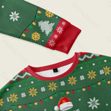 Math Merry Xmas Tree Green Ugly Christmas Sweatshirt