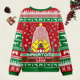 Nakatomi Corporation Christmas Party Snowflake Tower Ugly Christmas Sweatshirt