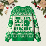 Ohh This Calls for a Spreadsheet Geek Ugly Cardigan Sweaters