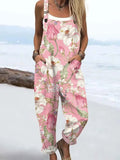 Women’s Botanical Floral Casual Jumpsuit RSJT538