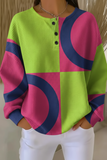 Damen Sweatshirt mit Farbverlauf und Waffelmuster RSWF1207
