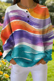 Damen-Sweatshirt mit Waffelstruktur und Farbverlauf RSWF1209