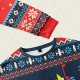 Retro NASA Voyager Spacecraft Ugly Christmas Sweater Sweatshirt